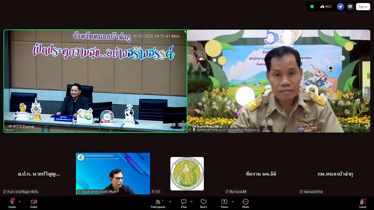 title - ผู้ตรวจราชการ ส.ป.ก. เข้าร่วมการประชุมตรวจติดตามการดำเนินงานตามแผนการตรวจราชการ ของผู้ตรวจราชการกระทรวงเกษตรและสหกรณ์ ประจำปีงบประมาณ พ.ศ. 2569 รอบที่ 1 ในเขตตรวจราชการที่ 10 จังหวัดเลย และจังหวัดหนองบัวลำภู